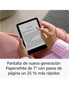 AMAZON KINDLE Paperwhite Libro Electronico Gen 12 7" Pulgadas 16Gb Tipo C Negro