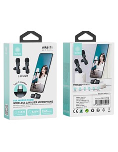 IKREA Pack 2 Microfonos Solapa Inalambrico  Tipo C WE9171