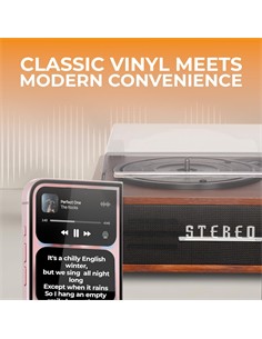 DENVER VBP-262  Tocadiscos con Altavoces 2x30W ,Bluetooth, RCA