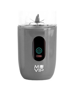MUVIP Batidora de Vaso Portatil Recargable 120W 460ml Gris MV0542