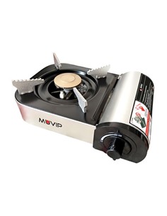 MUVIP Cocina de Gas Portatil 1 Fuego MV0576 Serie Small Uso Botella de Gas