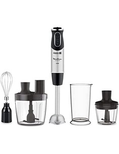MOULINEX Batidora De Mano Infinyforce Pro 1200W Con Picadora/Varilla y Vaso DD953D10