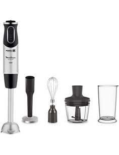 MOULINEX Batidora De Mano Infinyforce Pro 1200W Con Picadora/Varilla y Vaso DD953D10