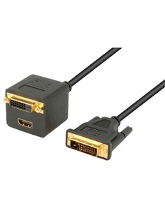 NIMO Adaptador DVI-D/M a DVI+HDMI/H CON164