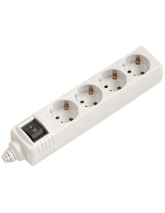 NIMO Regleta SIN CABLE Con 4 Enchufes y Interruptor MEL246