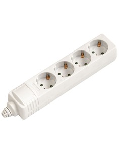 NIMO Regleta SIN CABLE/SIN INTERRUPTOR Con 4 Enchufes y Interruptor MEL256