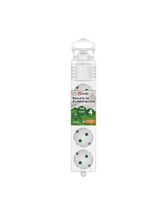 NIMO Regleta SIN CABLE/SIN INTERRUPTOR Con 4 Enchufes y Interruptor MEL256