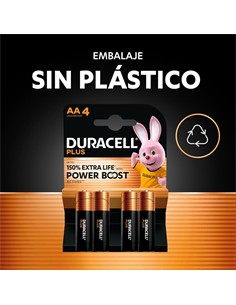 DURACELL Pack 8 Pilas AA Alcalina Plus