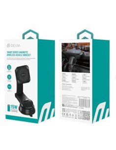 DEVIA Soporte de Coche 360 Magnetico y Cargador 15W