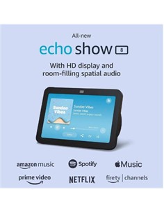AMAZON Altavoz ECHO SHOW 3ª Gen.Alexa Con Pantalla Inteligente 8" HD