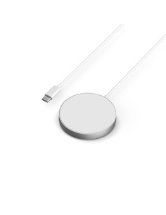 KSIX Cargador Inalambrico MAGNIBOOST Magsafe 15W 1mtr BQIMAG01BC