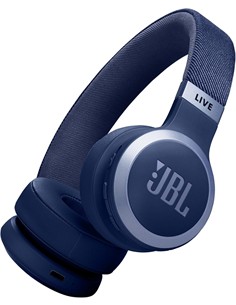 JBL Auricular Casco Bluetooth LIVE 670NC Con Cancelacion De Ruido Azul