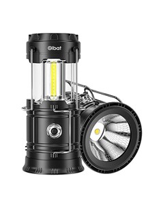 ELBAT Linterna Led Camping 2 en 1 con Gancho 280Lm