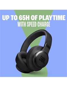 JBL Auricular de Casco Bluetooth LIVE 770 NC Negro Cancelacion de Ruido Manos LIbres 65H