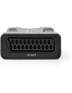 NEDIS Convertidor Hdmi Entrada a Euroconector Salida 1080p Full HD Con Alimentacion VCON3461BK