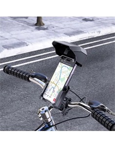 HOCO Soporte Para Bici o Moto Hasta 7" Con Visera Protectora CYCLING