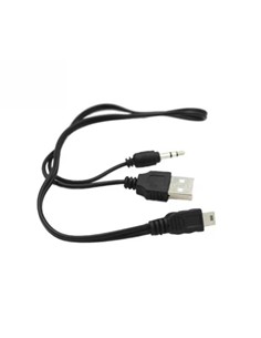 SANDA Cable Audio Mini Usb a Us A+ MIni Jack 3.5 0.50Cms SD-1379