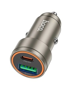HOCO Cargador De Coche 30W 1xTipo C+1xUsb A Z57A
