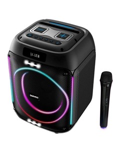 DAEWOO Altavoz Bluetooth Con Luces  y Microfono Inalambrico DW3009
