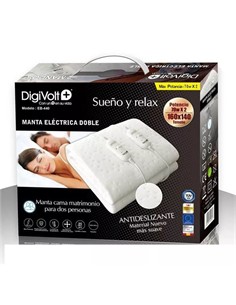DIGIVOLT Manta Electrica 160x140 Para Cama EB-400