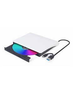 GEMBIRD Grabadora DVD/CD Externo Usb 3.1 Y Tipo C DVD-USB-031-BW
