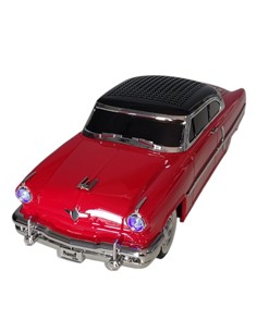 SAMI Altavoz Inalambrico Vintage Coche ROLLS  Rojo 10W RS-9110 TWS,FM,Usb,Micro Sd