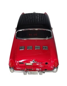 SAMI Altavoz Inalambrico Vintage Coche ROLLS  Rojo 10W RS-9110 TWS,FM,Usb,Micro Sd