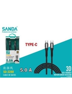SANDA Cable Datos Tipo C M/M 1Mtr 5A SD-3288