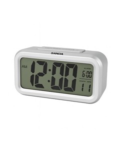 SANDA Reloj Despertador Digital Parlante  SD-4096 Alarma Con Musica y Temperatura, A Pilas