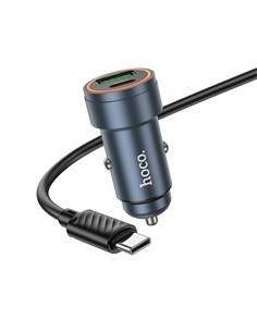 HOCO Cargador Coche 30W+Cable Tipo C M/M Z57A