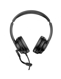 ACCETEL Auricular de Casco EP300B  ENC Microfono y Con Cable Conector Tipo C Negro