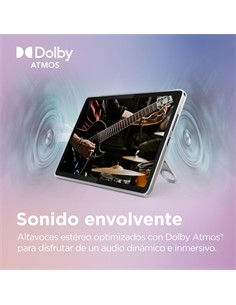 LENOVO  Tableta+ Funda 128/4Gb Wifi Gris 10.1" OCTACORE STEREO