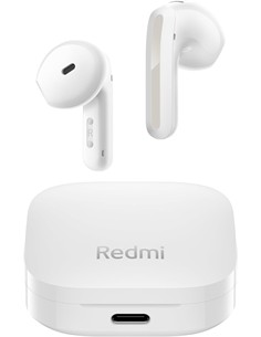 XIAOMI Auricular Bluetooth Redmi Buds 6 Active Con Base Cargadora Blanco