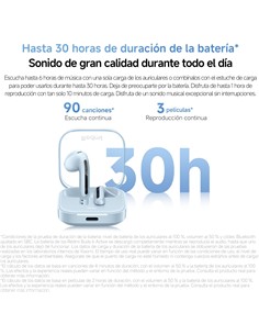 XIAOMI Auricular Bluetooth Redmi Buds 6 Active Con Base Cargadora Blanco