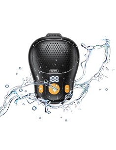 XO Altavoz Portatil Bluetooth XO-F78 Clip-On 3W Resistente al l Agua Negro