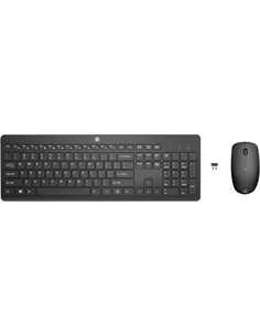 HP Combo Teclado + Raton Inalambrico 235 Usb Negro 1600dpi 2.4Ghz