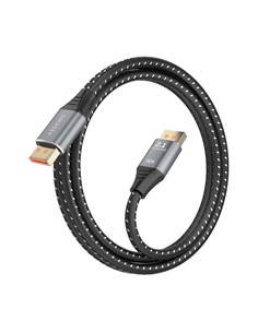 AiSENS Cable Displayport M/M V2.1 16K 60Hz 80Gbps 1.5Mtrs Gris Negro A158-0902