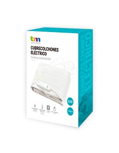 TM ELECTRON Manta Electrica 150X80Cm 60W TMHEP200 Lavable Temperatura Regulable