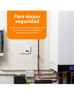 SMARTWARES Detector de Monoxido de Carbono FGA-1304 A Pilas