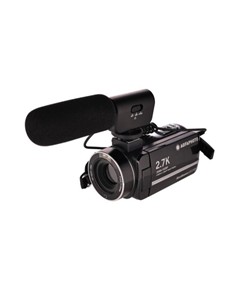 AGFAPHOTO Videocamara CC2700 3" LCD 2.7K,24Mp ,18X Zoom Incluye Microfono Externo Negra