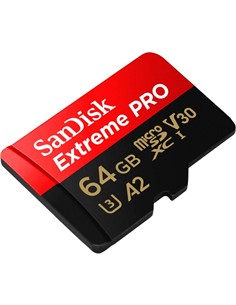 SANDISK Tarjeta Memoria Micro SDXC 64Gb Extreme Pro UHS-I 200MB/s 4K con Adaptador