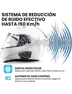 MIDLAND Intercomunicador Moto BTX1 PRO S  Bluetooth Conf Hasta 4 Personas Distancia 800 Mtrs