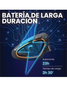 MIDLAND Intercomunicador Moto BTX1 PRO S  Bluetooth Conf Hasta 4 Personas Distancia 800 Mtrs