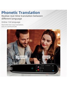 VALORE Boligrafo Escaner y Traductor AI Con Pantalla 2.5" Tactil HD Camara 134 Idiomas AI-002