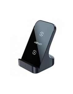 ACEFAST Cargador Inalambrico E14 Sobremesa 15W Doble Bobina Carga Inalambrica Vertical Horizontal