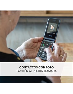 SPC Telefono Movil STELLA 3 Teclas XL ,Compat Con Audifonos,Camara ,Radio FM,Linterna Boton SOS,4G,