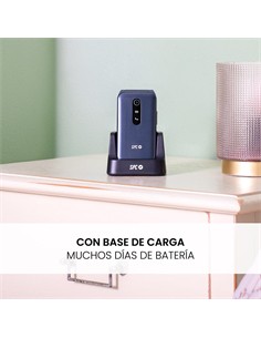 SPC Telefono Movil STELLA 3 Teclas XL ,Compat Con Audifonos,Camara ,Radio FM,Linterna Boton SOS,4G,