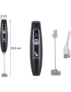 BEPER Espumador de Leche  Recargable Usb P102SBA009