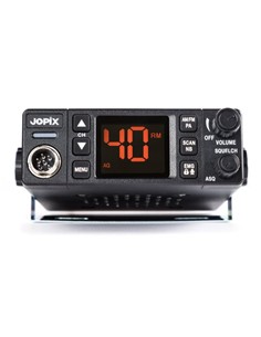 JOPIX Emisora Movil CB/27 AM/FM Multinorma AT-606PRPO 12/24V 4W