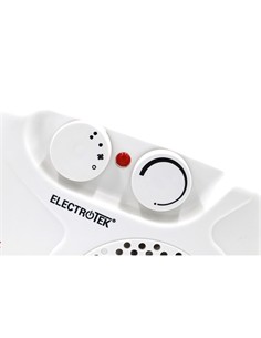 ELECTROTEK Termoventilador Calefactor ET-TV05 1000/2000W 2 Posiciones de Calor